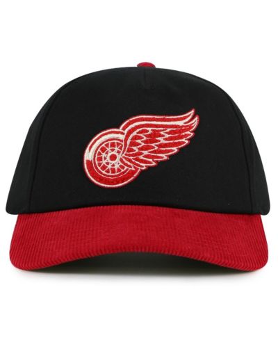 Мужская регулируемая кепка American Needle Black/Red Detroit Red Wings Burnett