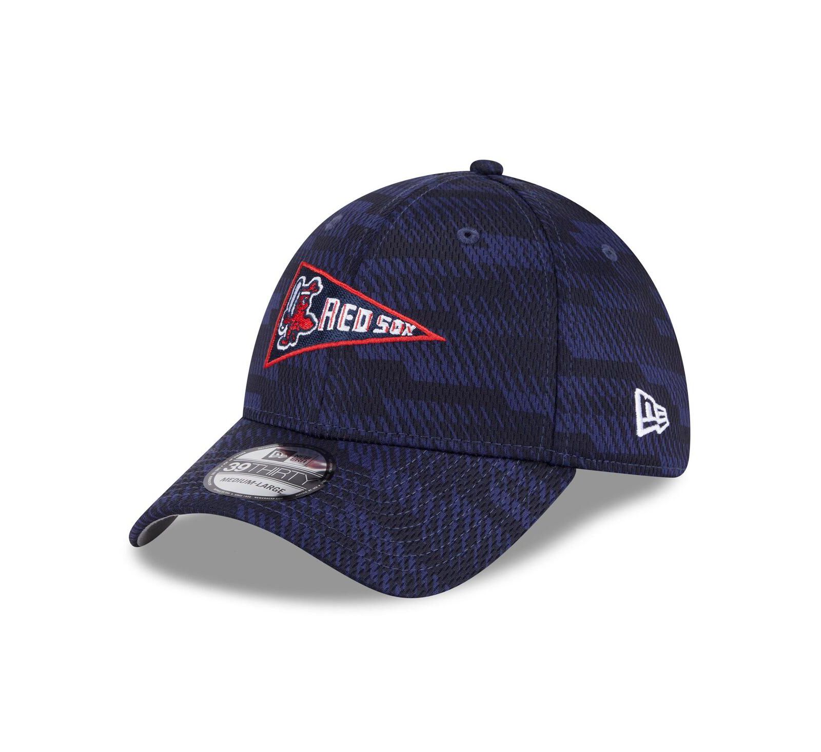 New Era Men's Navy Boston Red Sox 2025 MLB Clubhouse 39THIRTY Flex Hat