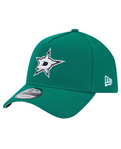 New Era Men's Kelly Green Dallas Stars Core A-Frame 9FORTY Adjustable Hat