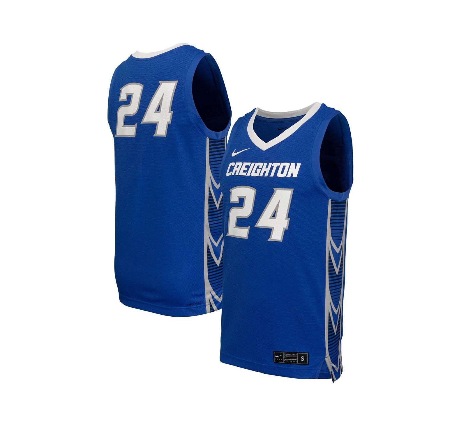 Мужская баскетбольная джерси Nike Creighton Bluejays Replica, синяя