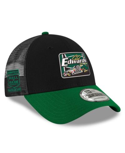 New Era Мужская кепка 9FORTY Carl Edwards 2025 NASCAR Hall of Fame Black/Green