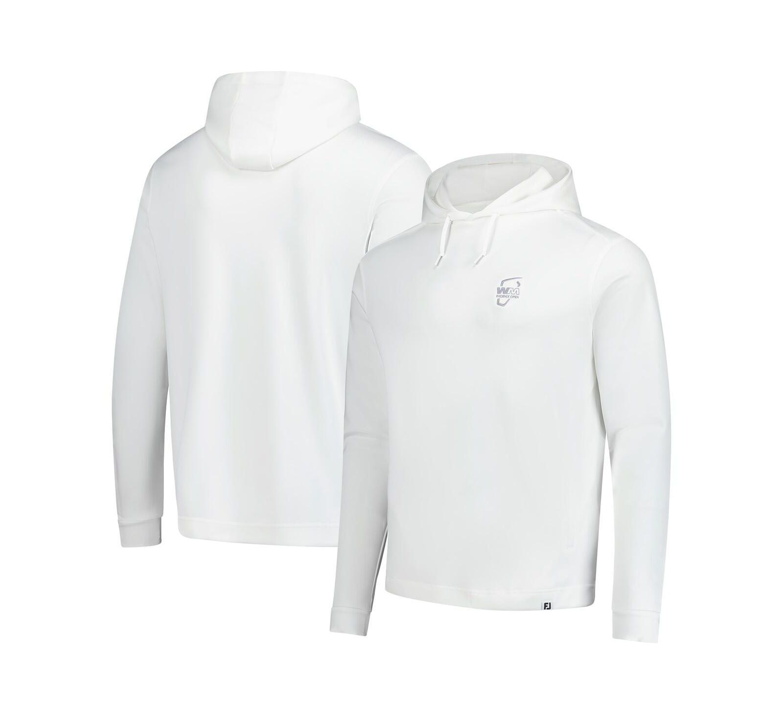 FootJoy Men's White 2025 WM Phoenix Open Lightweight Pullover Hoodie