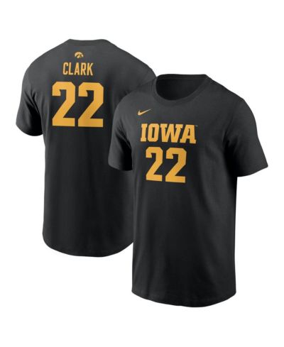 Nike Men's and Women's Caitlin Clark Black Iowa Hawkeyes Retired Player Name & Number T-Shirt