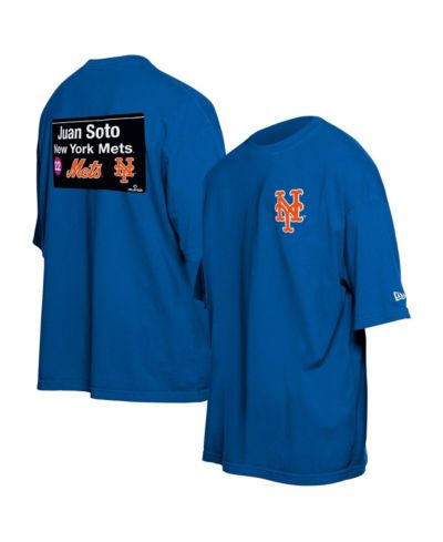 New Era Men's Juan Soto Blue New York Mets Sign Player T-Shirt