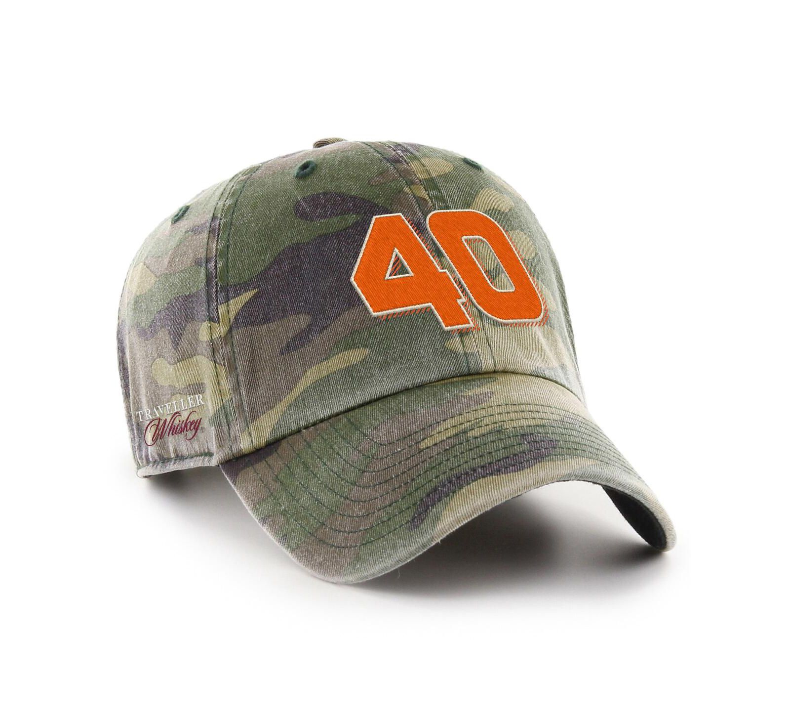 '47 Brand Men's Camo Justin Allgaier Traveller Whiskey Clean Up Adjustable Hat