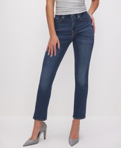 Good American Женские прямые джинсы Good Legs Regular & Plus Size
