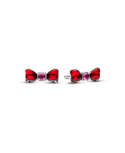 Серьги-гвоздики Pandora Sterling Silver Disney Snow White Bow