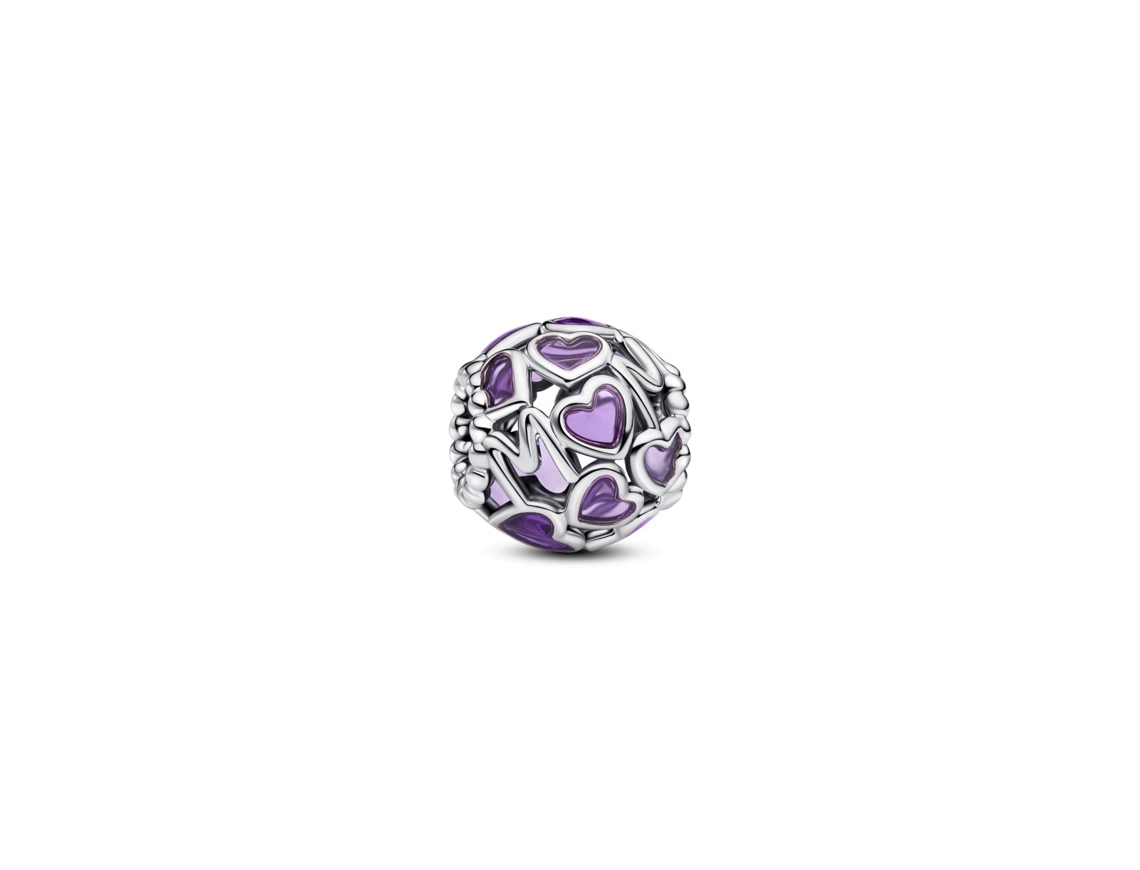 Pandora Openwork Hearts Mom Sterling Silver Charms