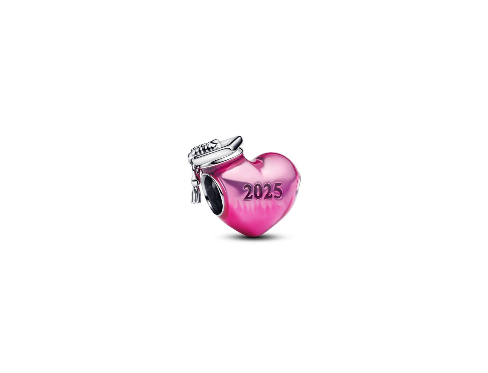 Серебряные шармы Pandora 2025 Graduation Heart