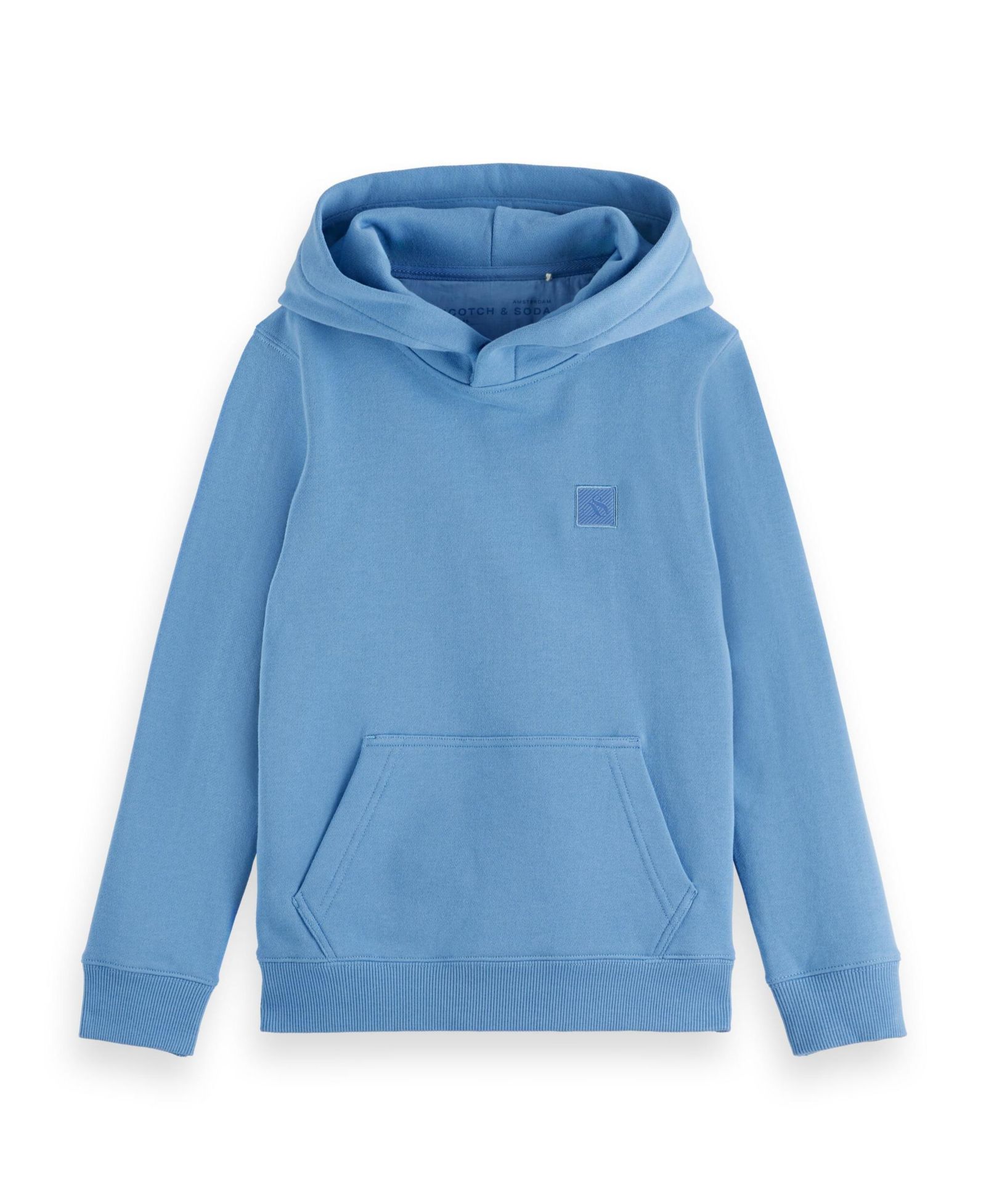 SCOTCH & SODA Little and Big Boys Regular Fit Logo Badge Hoodie