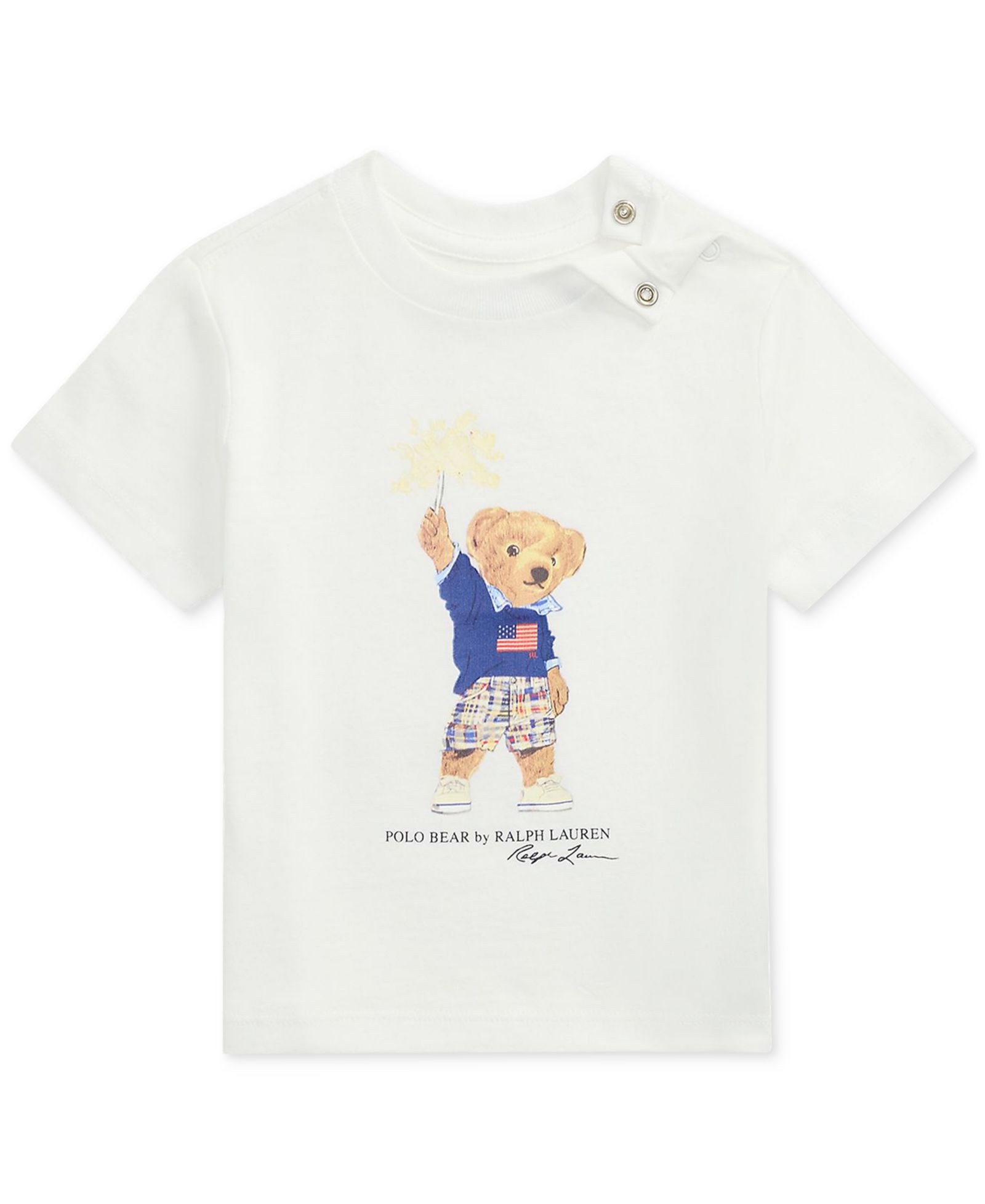 Polo Ralph Lauren Baby Boys' Cotton Jersey Polo Bear T-Shirt