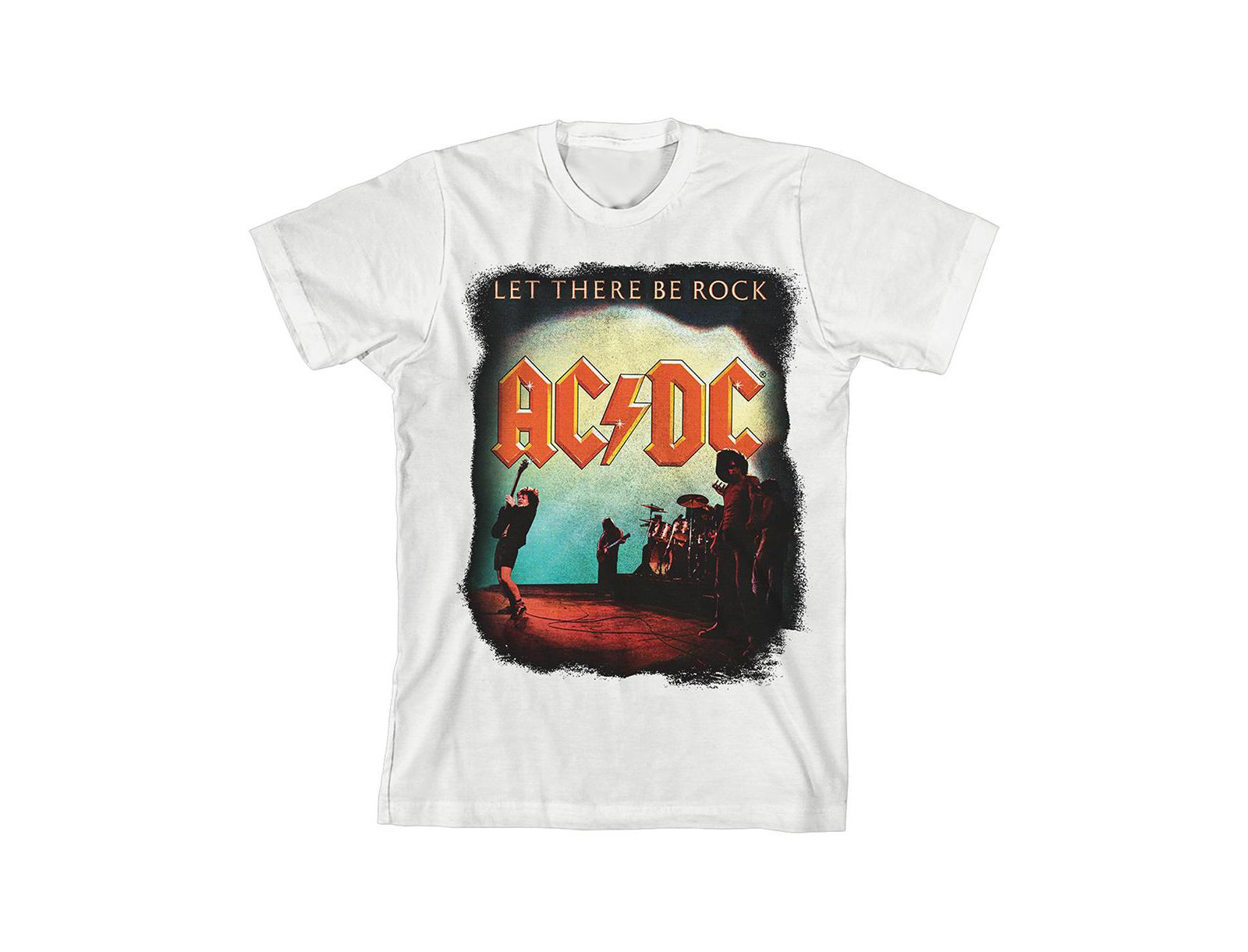 Детская футболка AC/DC Let There Be Rock ACDC White, Medium