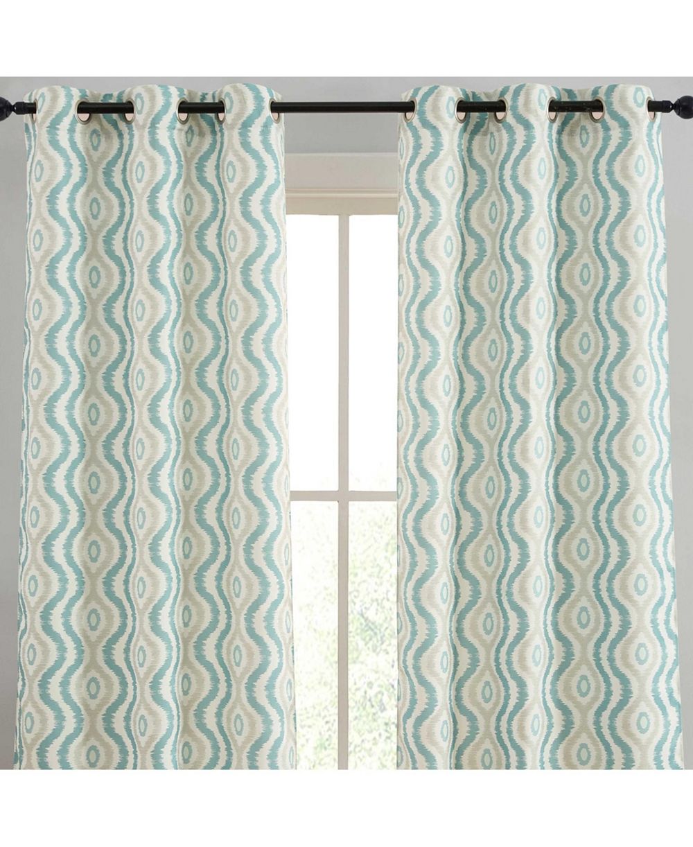 HLC.me шторы Tanner Ogee Ikatt Damask Patterned Set of 2