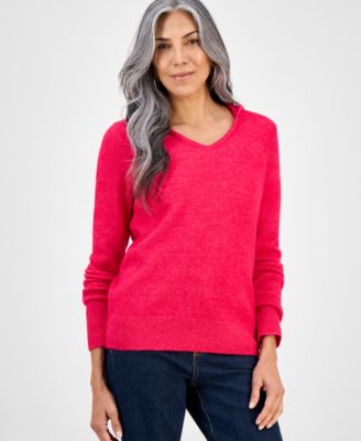 Женское худи Style & Co Women's LuxLounge Split-Neck