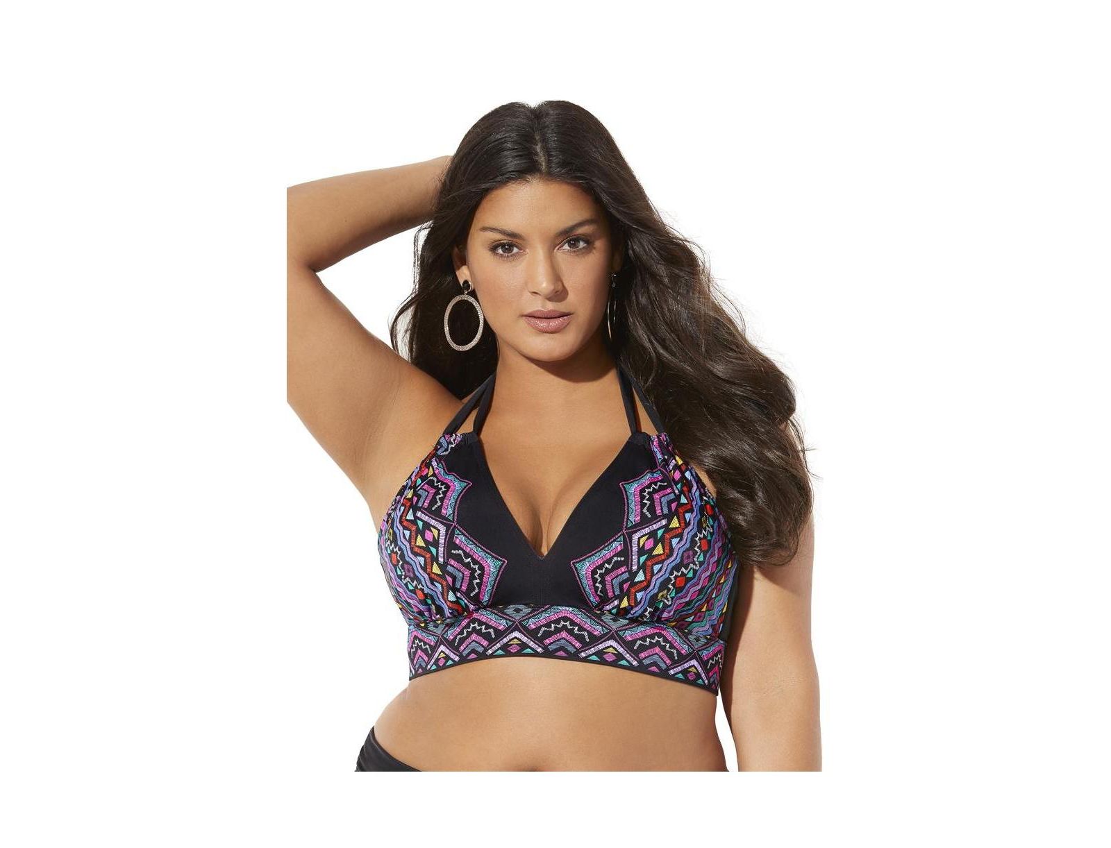 Женский бикини-топ Swimsuits for All Loop Strap Halter