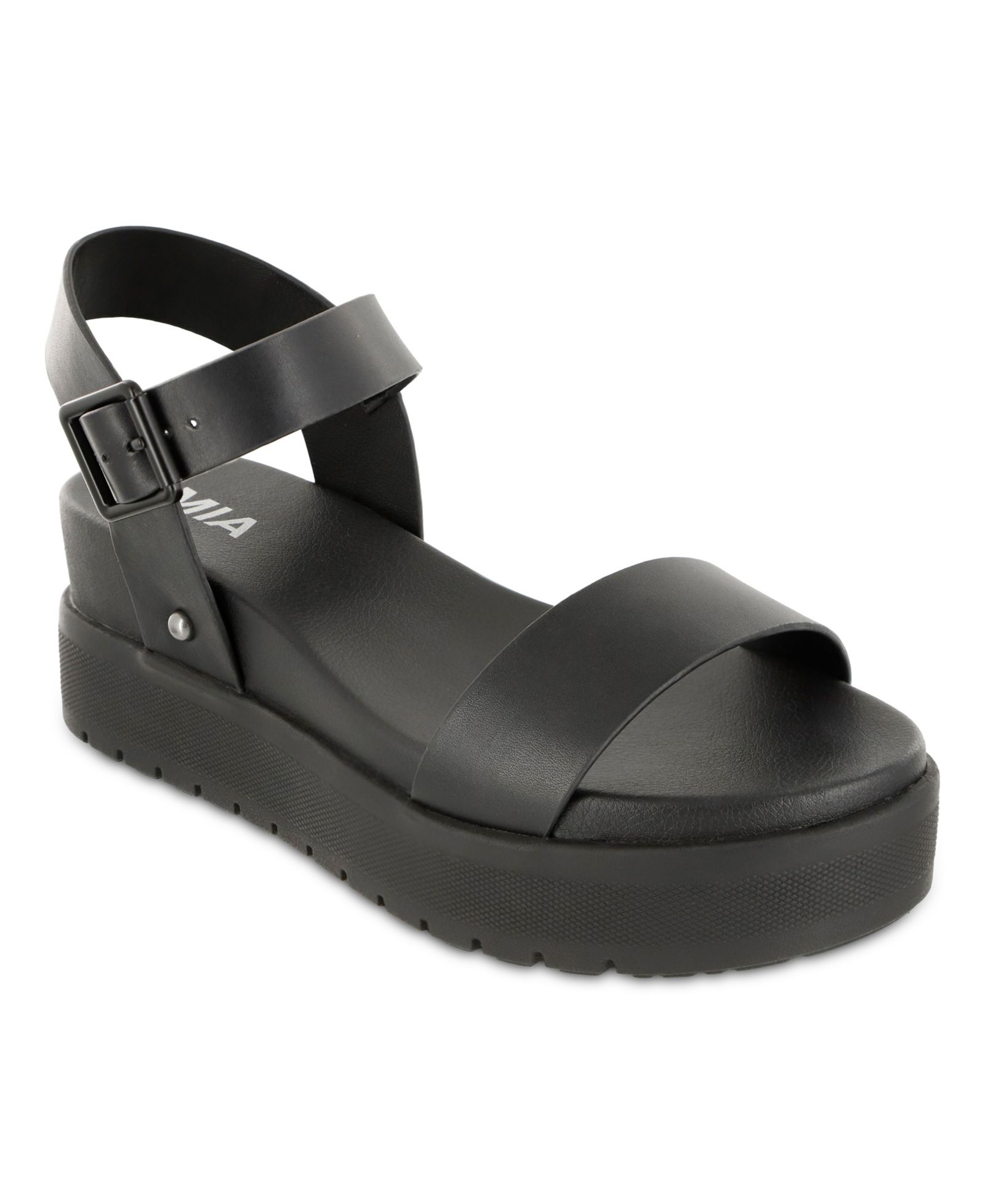 MIA Women's Kayci Platform Round Toe Sandals