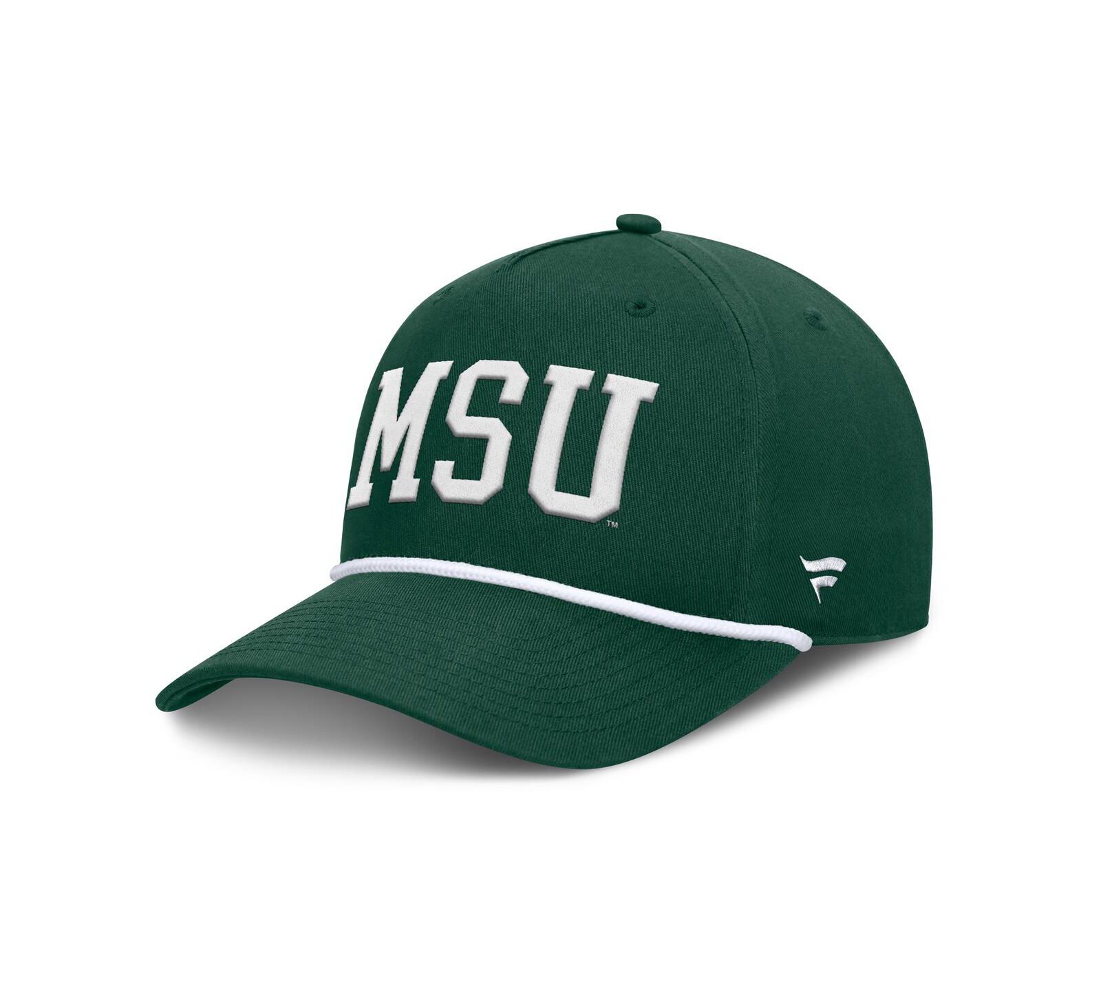 Fanatics Men's Green Michigan State Spartans Foul Ball Rope Adjustable Hat