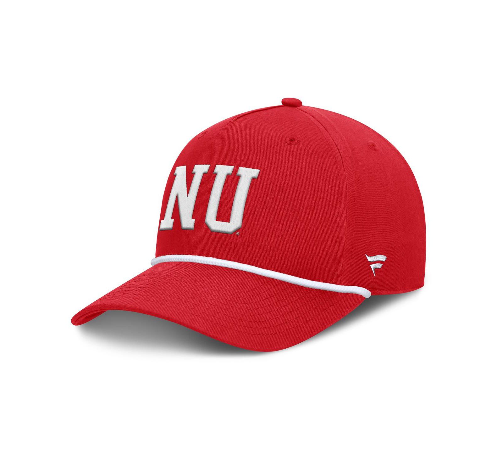 Fanatics Men's Scarlet Nebraska Huskers Foul Ball Rope Adjustable Hat