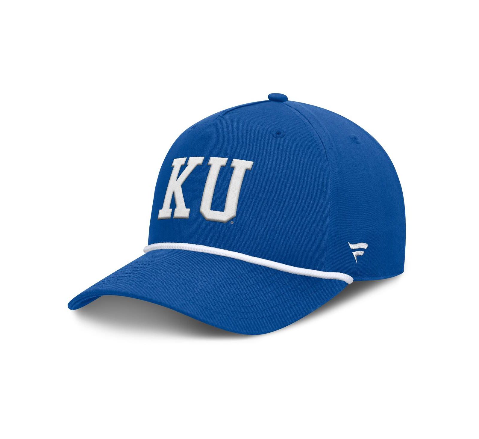 Fanatics Men's Royal Kansas Jayhawks Foul Ball Rope Adjustable Hat