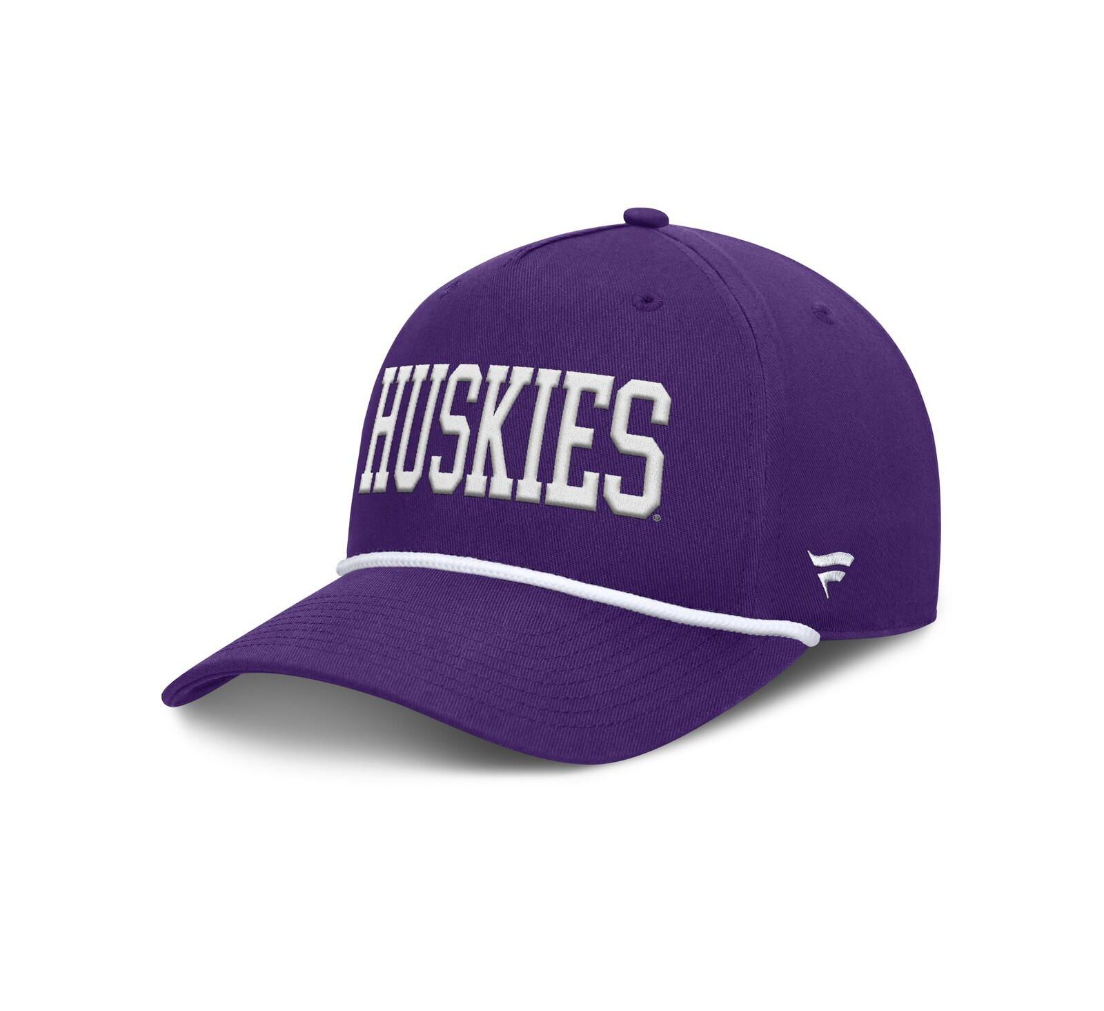 Мужская кепка Fanatics Washington Huskies Purple Foul Ball Rope Adjustable