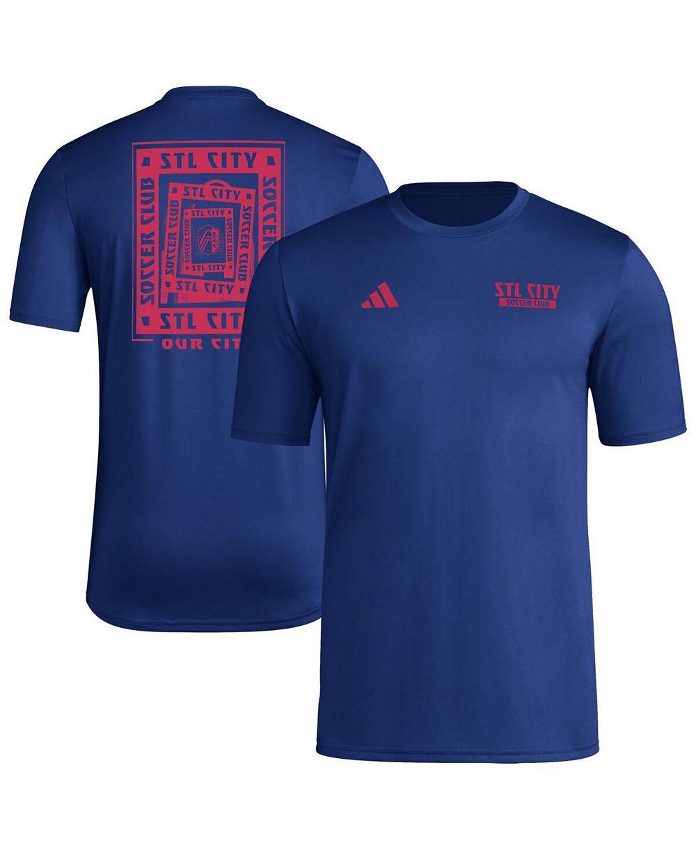 Adidas Men's Navy St. Louis City SC Local Wrap T-Shirt