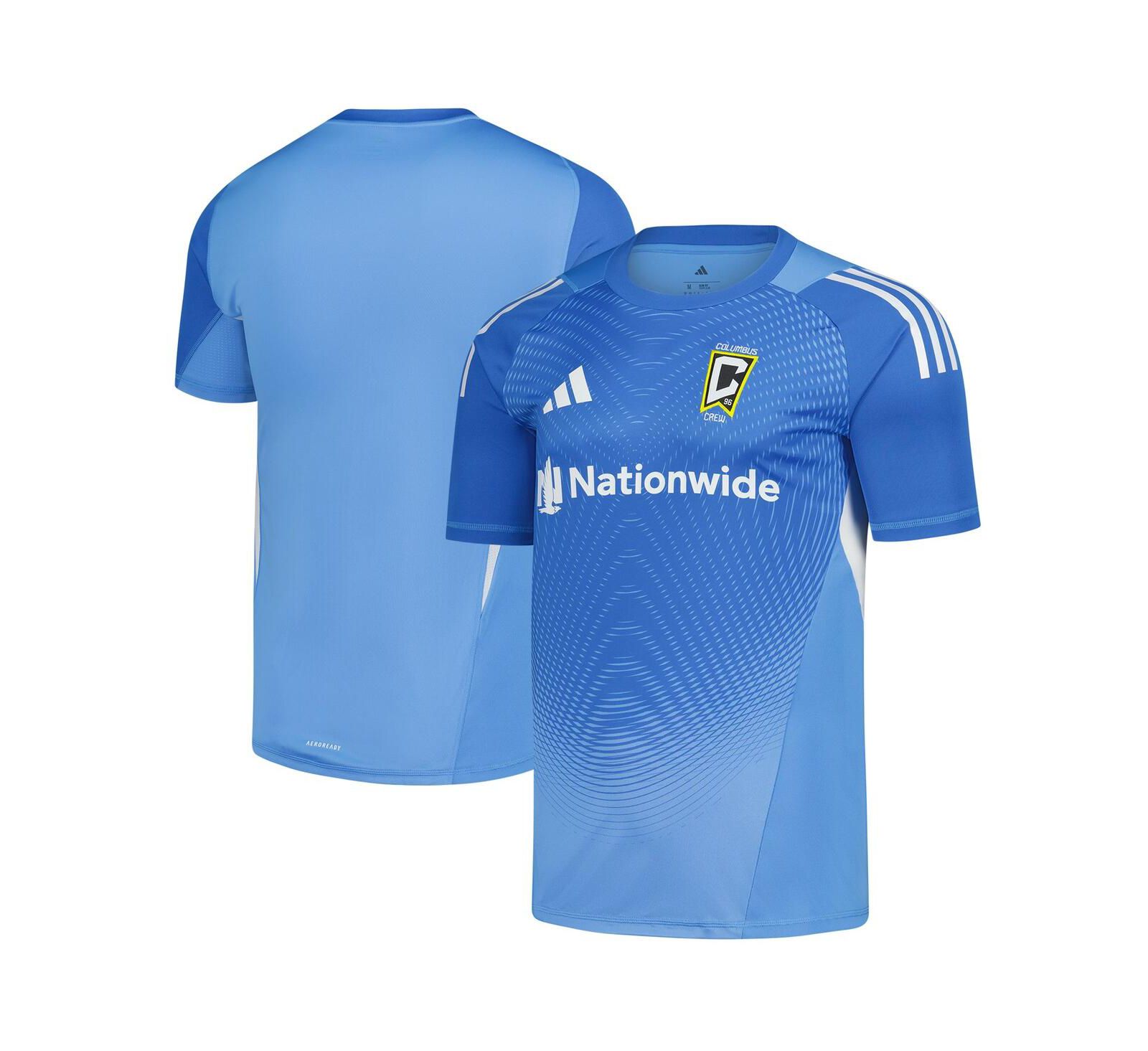 Мужская джерси Adidas Blue Columbus Crew 2025 Goalkeeper