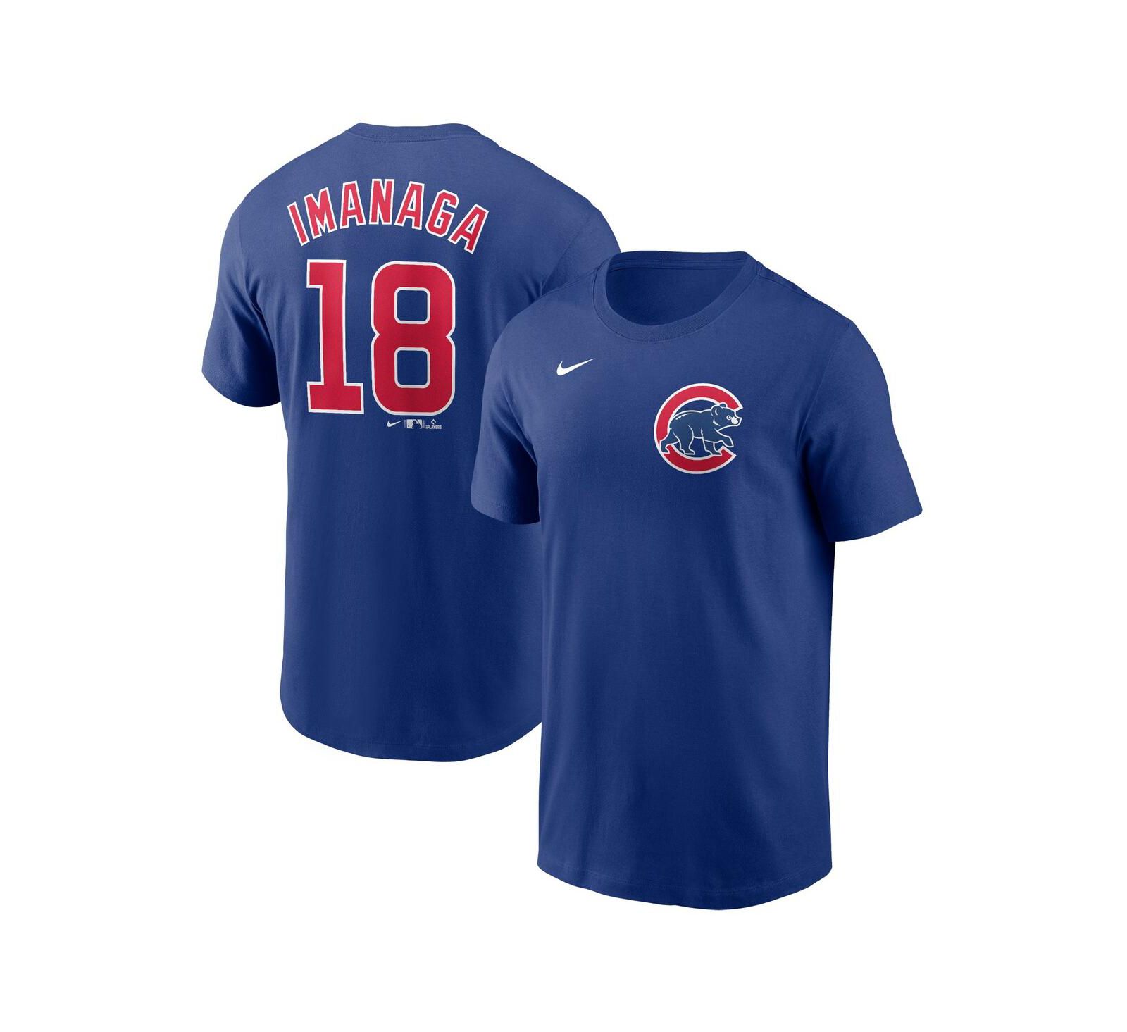 Nike Men's Shota Imanaga Royal Chicago Cubs Fuse Name & Number T-Shirt