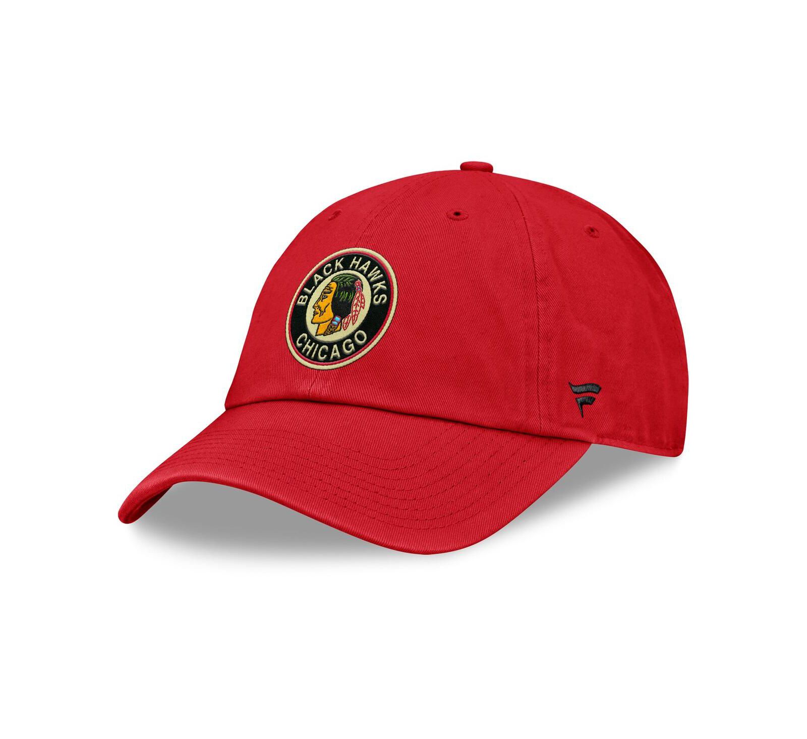 Мужская кепка Fanatics Red Chicago Blackhawks Decades Collection Adjustable