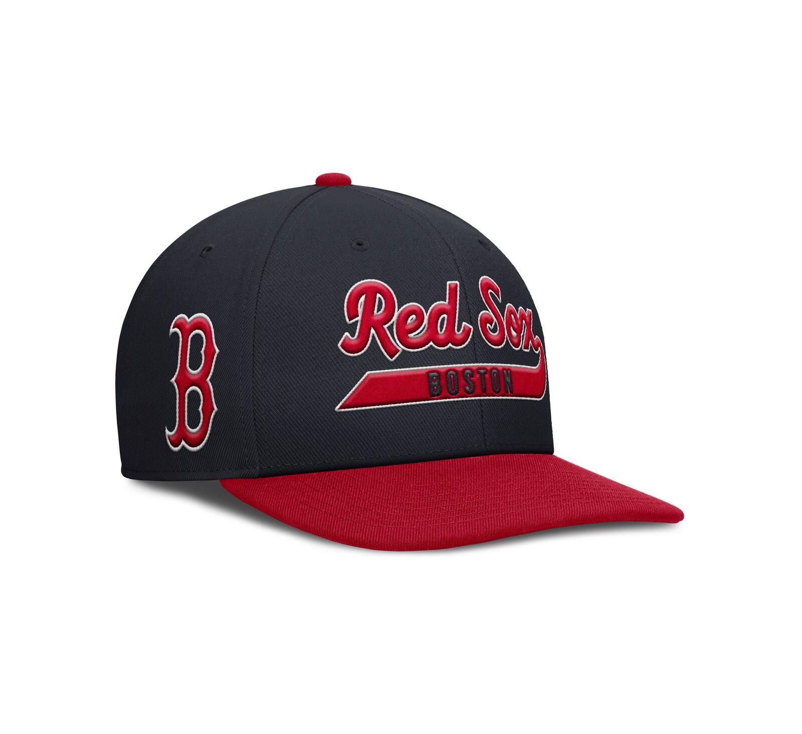 Мужская кепка Nike Boston Red Sox Pro Performance Snapback, темно-синяя/красная