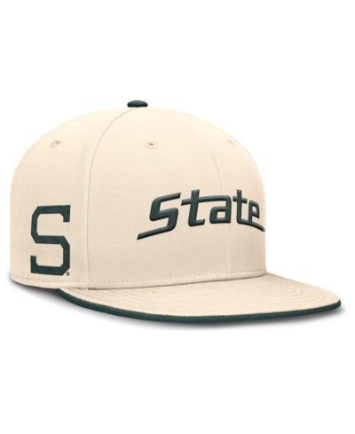 Nike Мужская кепка Michigan State Spartans Primetime True Performance, натуральный цвет