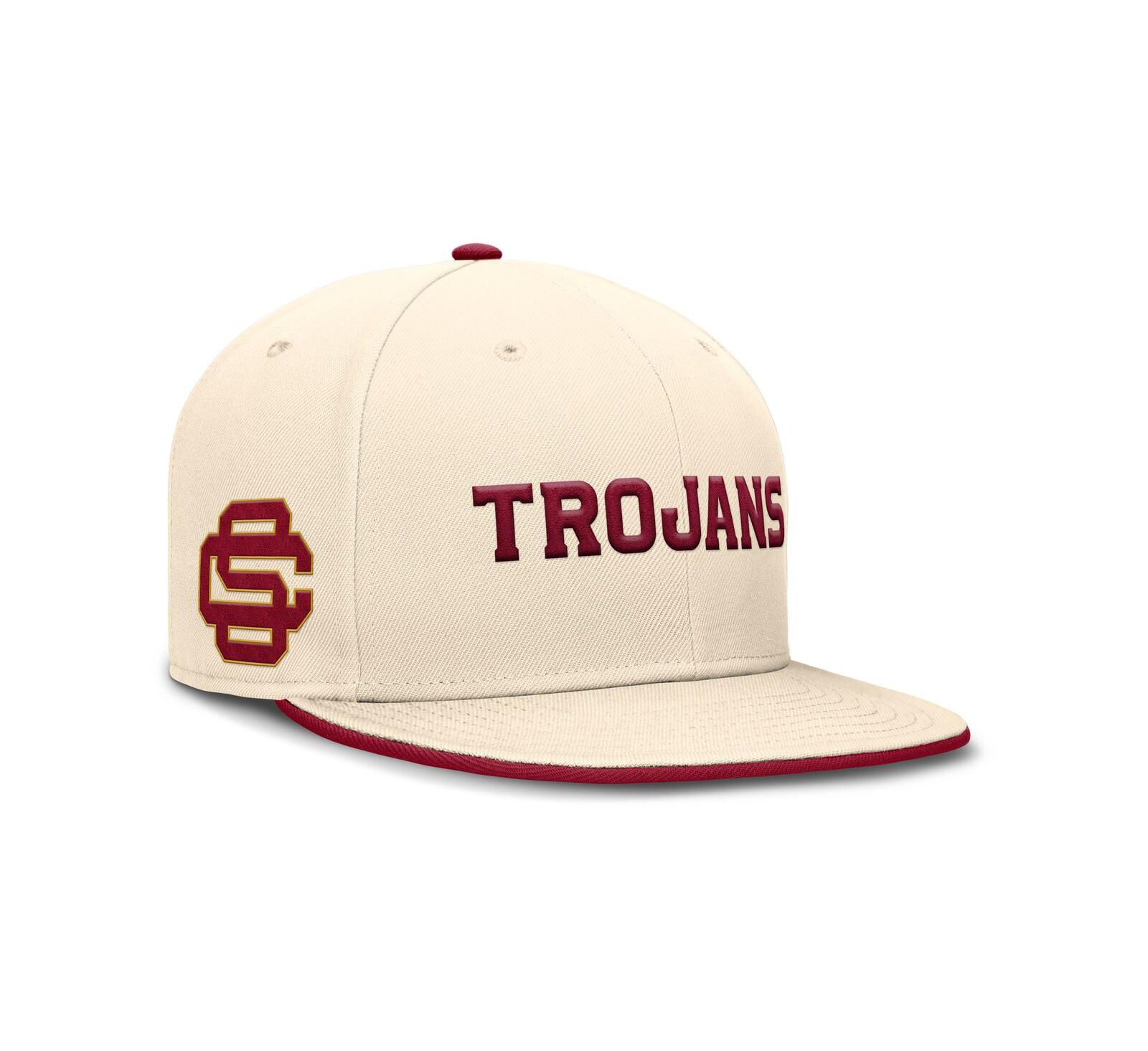 Nike Men's Natural USC Trojans Primetime True Performance Fitted Hat
