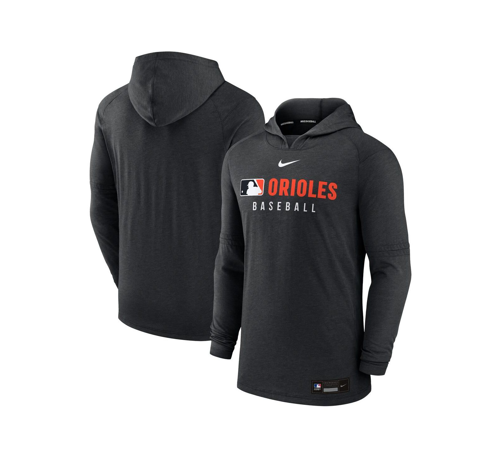 Мужское худи Nike Baltimore Orioles Authentic Collection Tri-Blend Performance