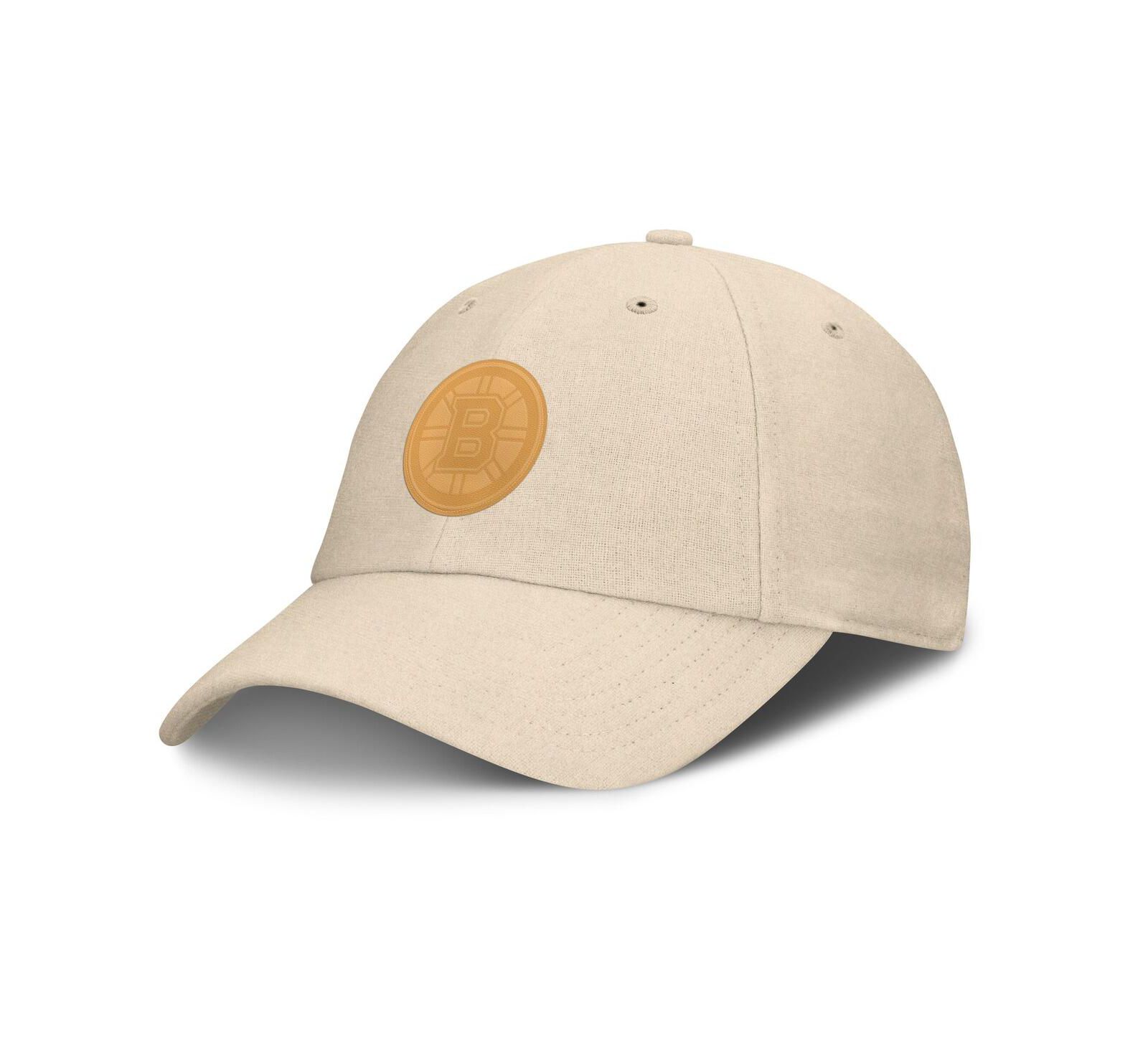 Мужская бейсболка Fanatics Boston Bruins, бежевый цвет, регулируемая