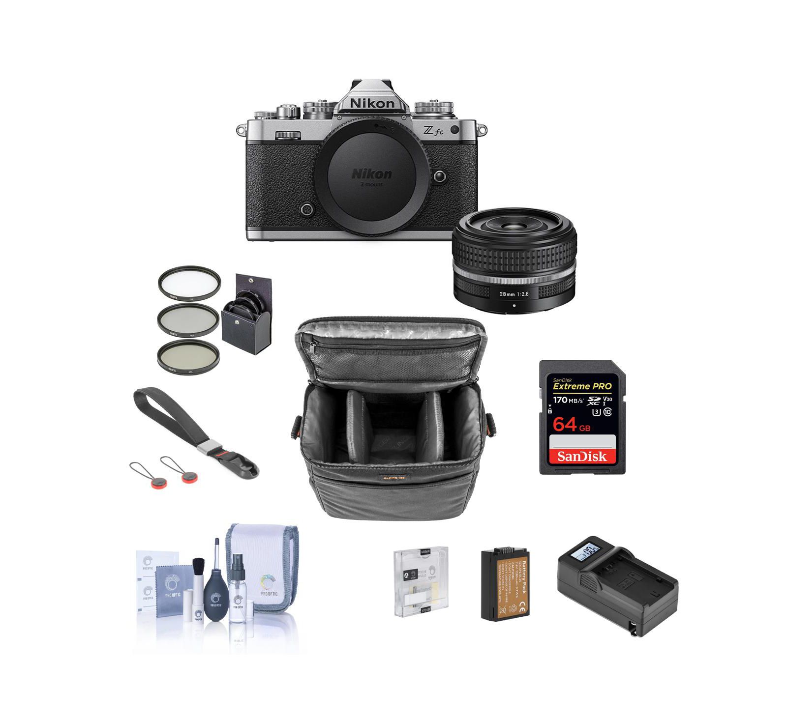 Nikon Z fc 4K UHD Mirrorless Camera with 28mm f/2.8 Lens