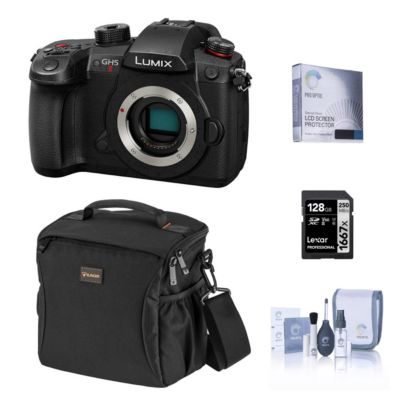 Panasonic LUMIX GH5II Mirrorless Camera, Bundle with Accessory Kit
