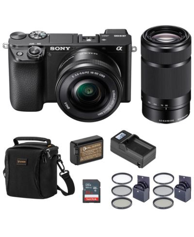 Sony Alpha A6100 24.2-Megapixel 4K Mirrorless Digital Camera