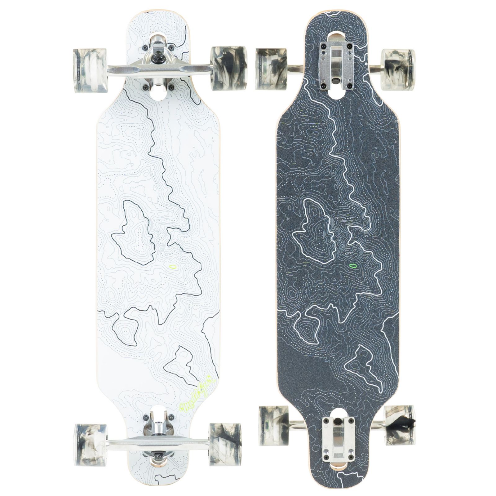 31" x 8" 8-Ply Maple Deck Glide Drop Through Longboard Skateboard for Ages 5+ Max 220 lbs, 70mm Wheels, ABEC-7 Bearings