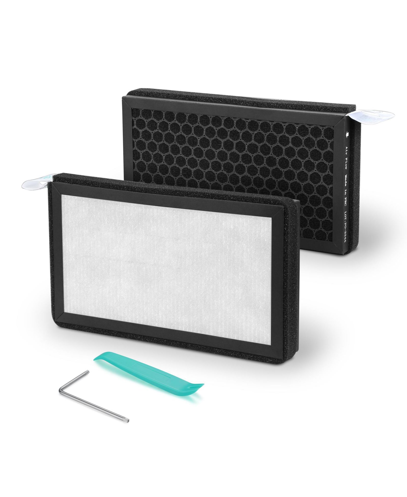 Lectron H13 HEPA Cabin Air Filter with Activated Carbon, 2-Pack