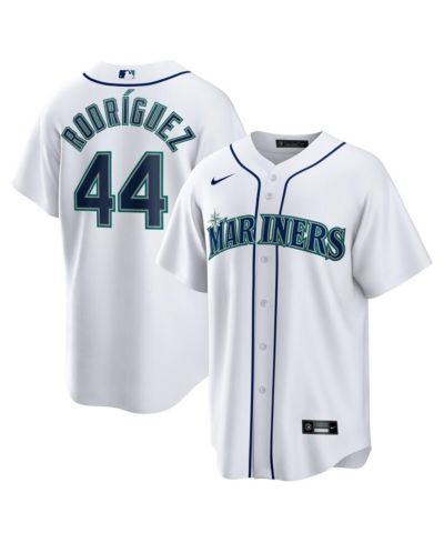 Мужская джерси Nike Julio Rodriguez White Seattle Mariners Home Replica Player