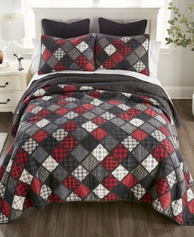 Donna Sharp Lumberjack Rustic 3-Pc. Quilt Set, Queen