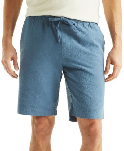 Nautica Мужской шорты Seersucker с завязками 9.5"
