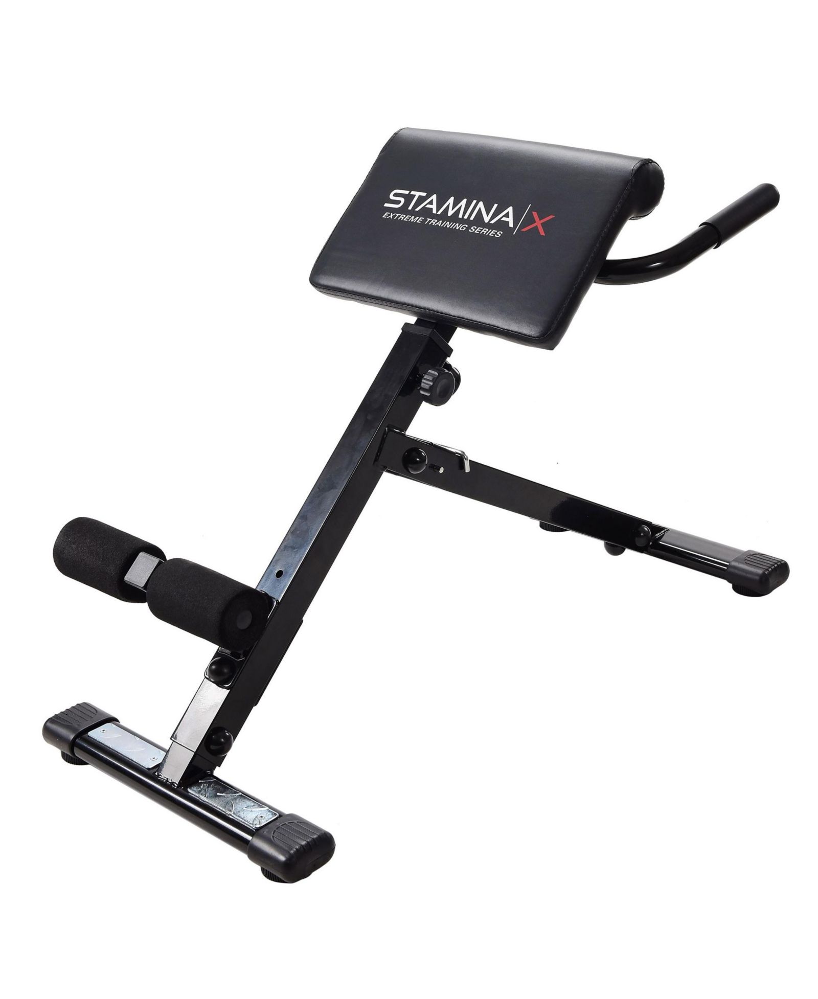 Скамья для фитнеса Stamina Products Stamina X Adjustable Ab, Back, and Core Strength Exercise Sit-Up Fitness Hyperextension, Black