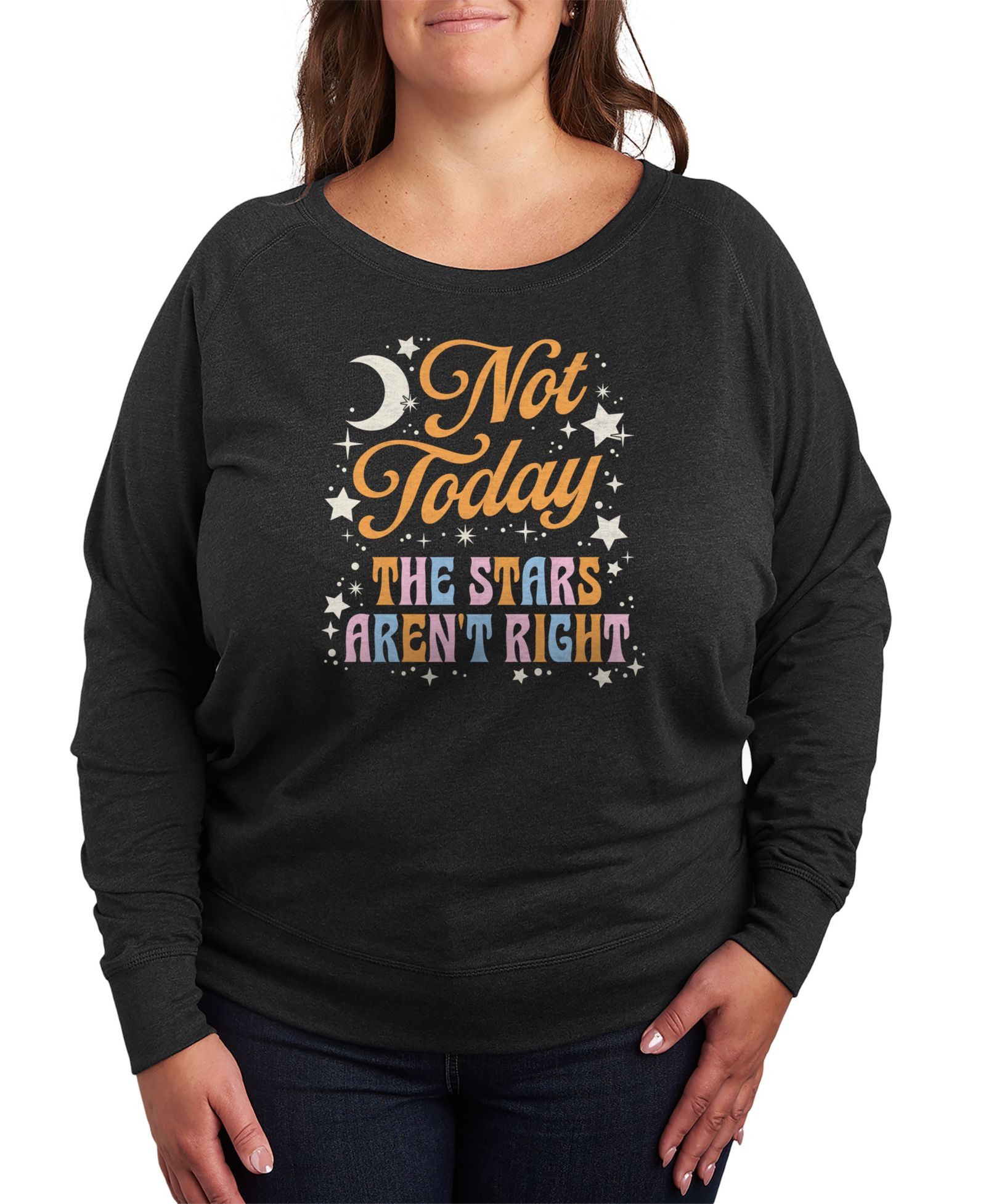 Футболка Hybrid Apparel Plus Size Not Today Graphic Pullover