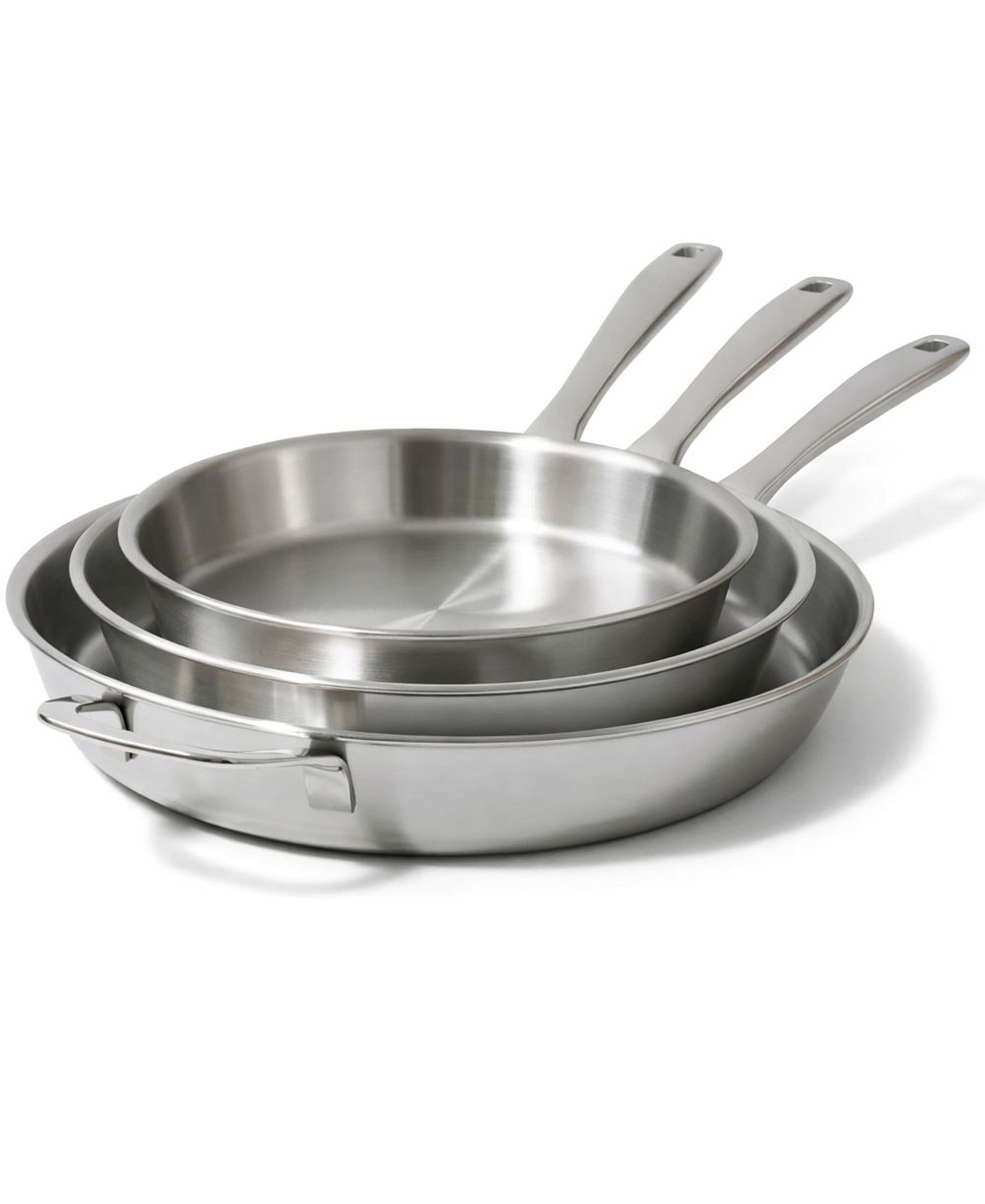 Набор сковородок Alva Maestro 5-Ply Stainless Steel, 3-Piece Set