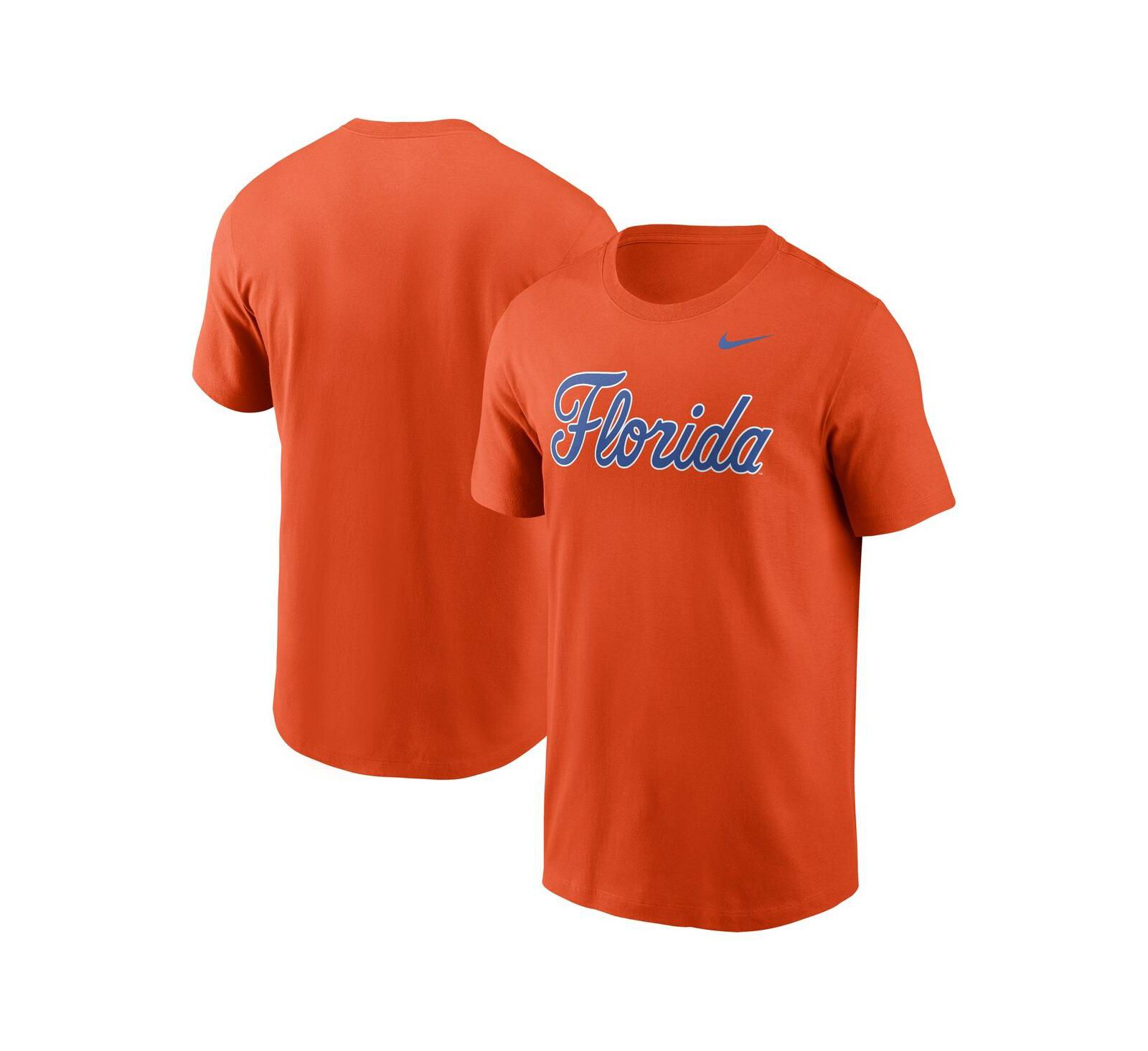 Nike Men's Orange Florida Gators Baseball Wordmark T-Shirt