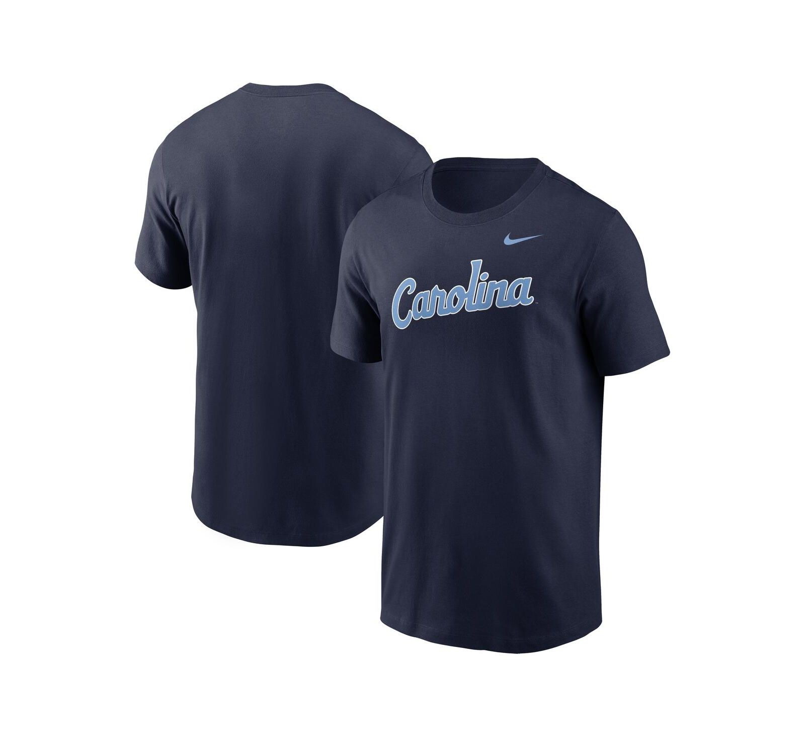 Nike Men's Navy North Carolina Tar Heels Baseball Wordmark T-Shirt