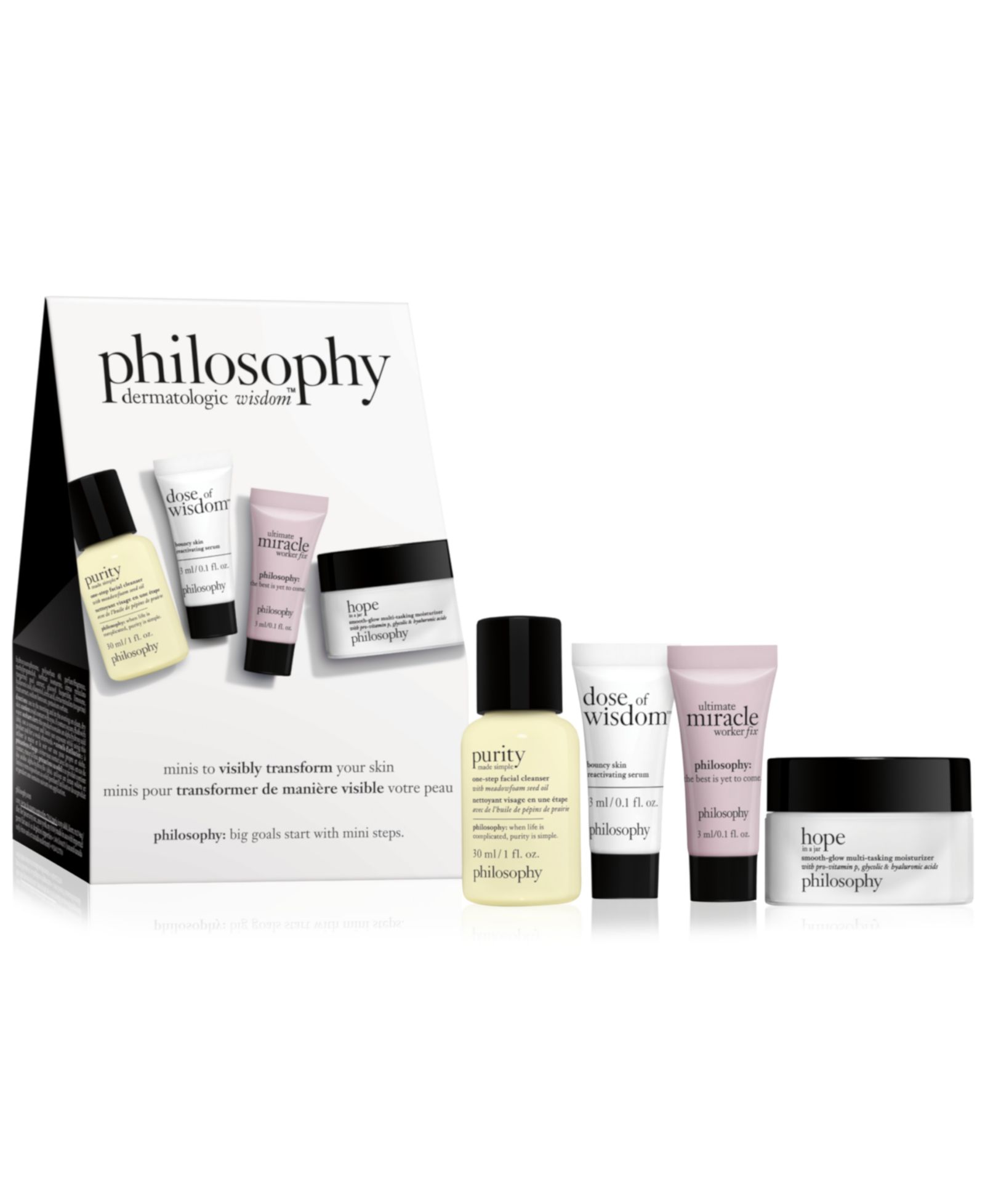 Набор миниатюр philosophy Skincare Icons из 4 предметов