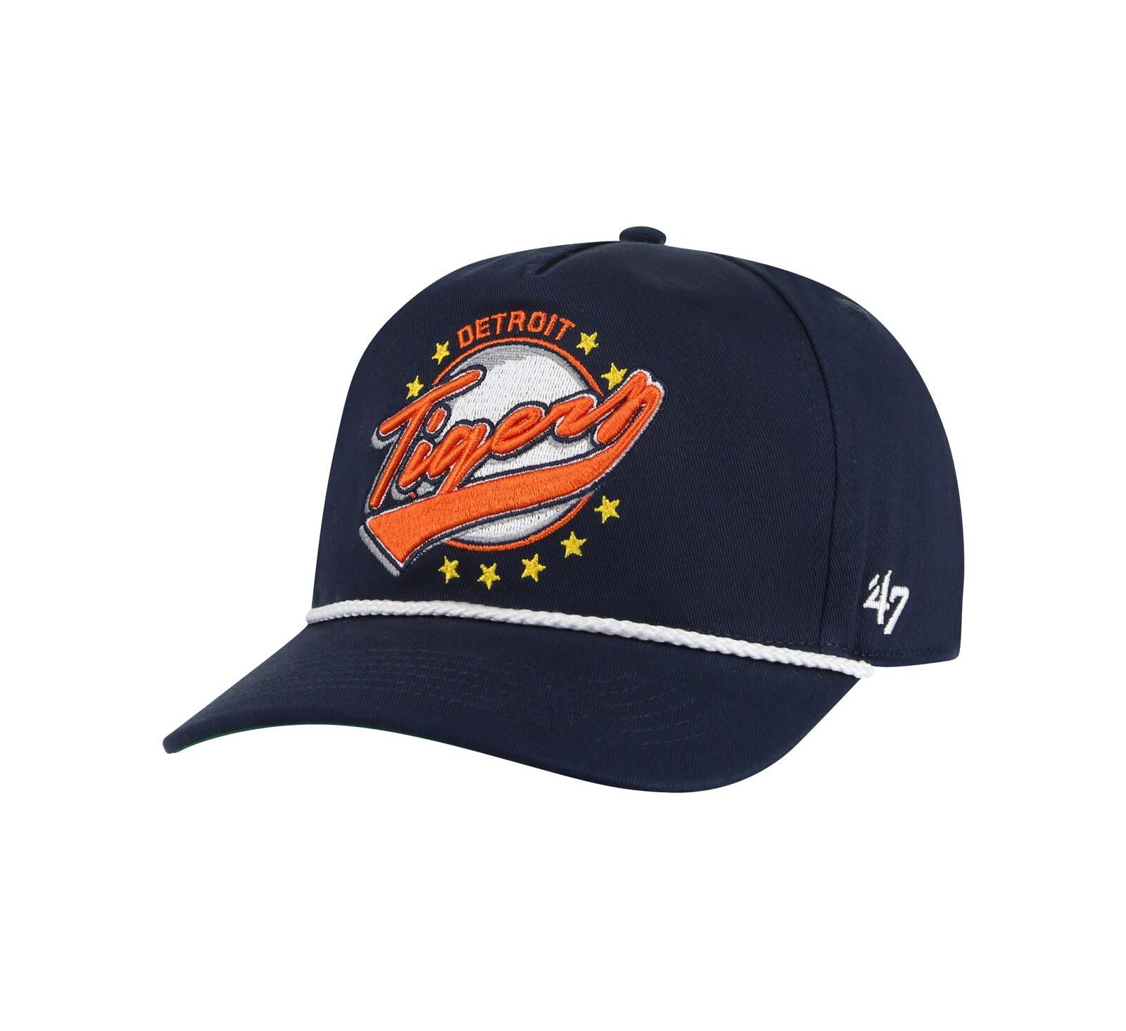 '47 Brand Men's Navy Detroit Tigers Wax Pack Collection Premier Hitch Adjustable Hat