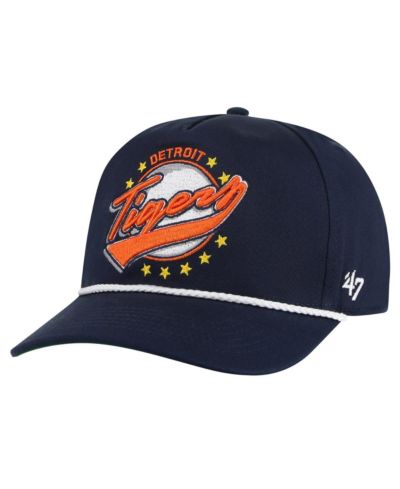 '47 Brand Мужская кепка Navy Detroit Tigers Wax Pack Collection Premier Hitch Adjustable