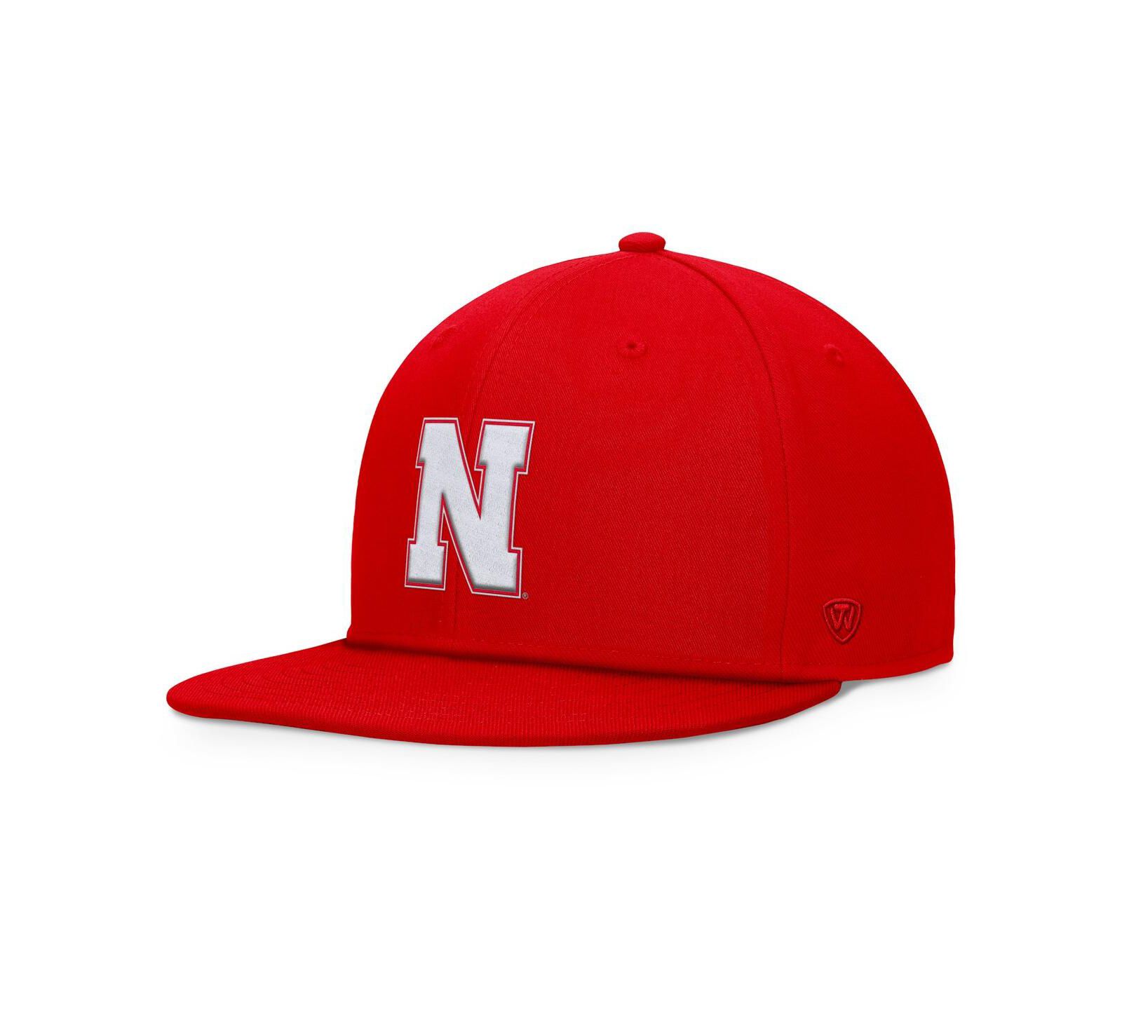 Top of the World Мужская кепка snapback Nebraska Huskers Scarlet